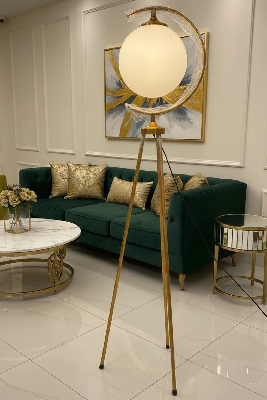 Aurora Globe Floor Lamp