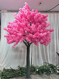 peach blossom tree, fake wishes, large indoor decoration, shopping mall, shop, hotel living room layout props