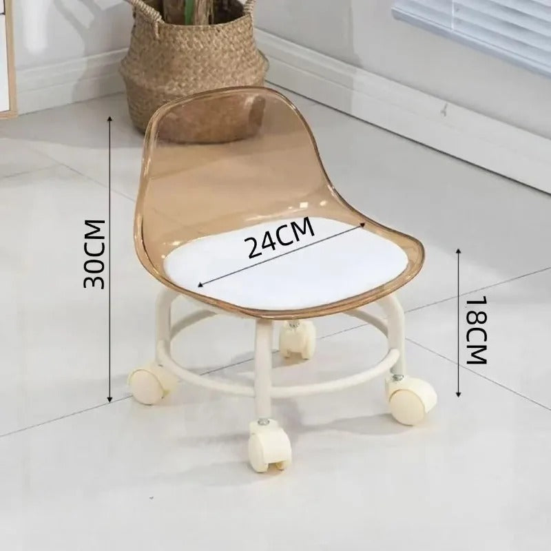 Acrylic moving stool for kids