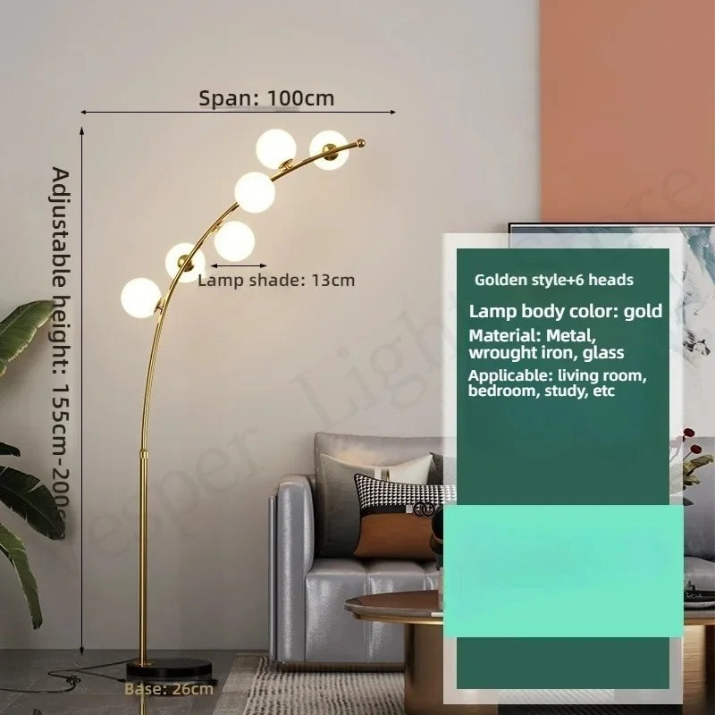 Nordic Fishing Lamp Living Room Floor Lamp