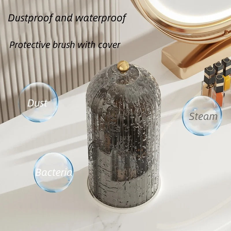 360 Rotating Makeup Brush Storage Box