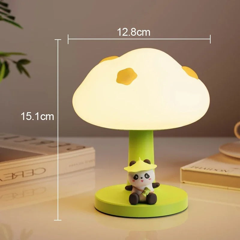 Night Light Rechargeable Panda Cloud USB Touch Sensor Anime Room Decor