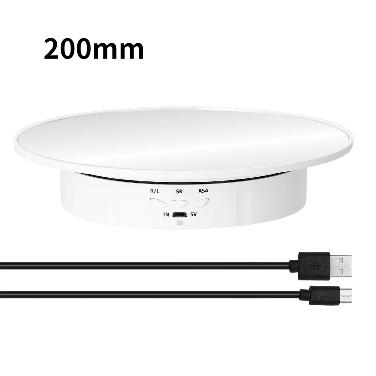 Usb operated Display 360° rotating show stand