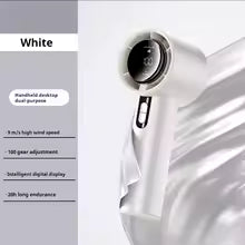 2025 Handheld Fan with LED Display Semiconductor Cooling 98 Speeds USB Rechargeable for Sports