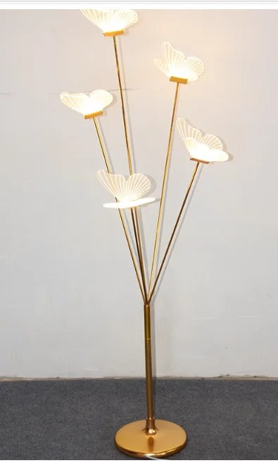 Butterfly floor lamp