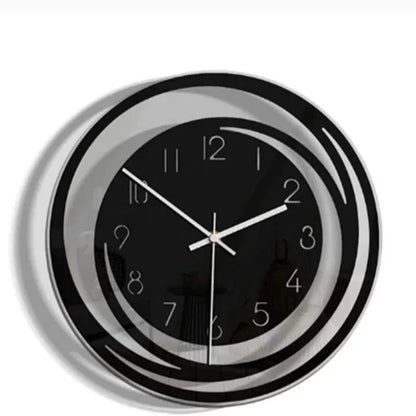 moon beautifull Wooden Wall Clock for Home, Living Room, Kitchen, Office (Battery Operated) gift wall clock decoration