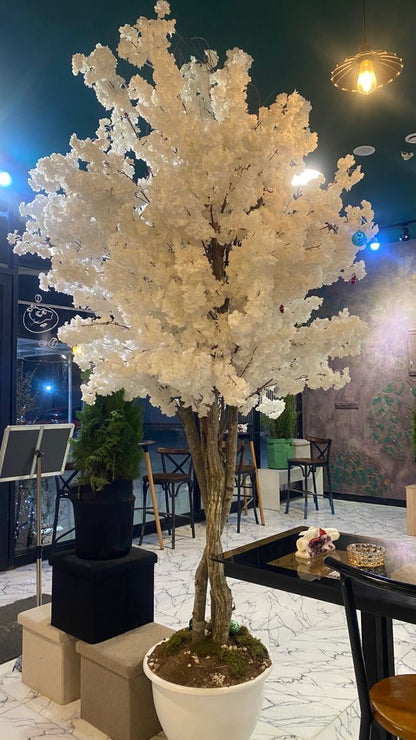 Artificial Cherry Blossom (white) - 6'ft
