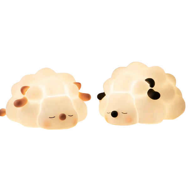 Luxury Sheep LED Night Lamp – Soft Glow Cute Bedside Light for Kids & Home Décor