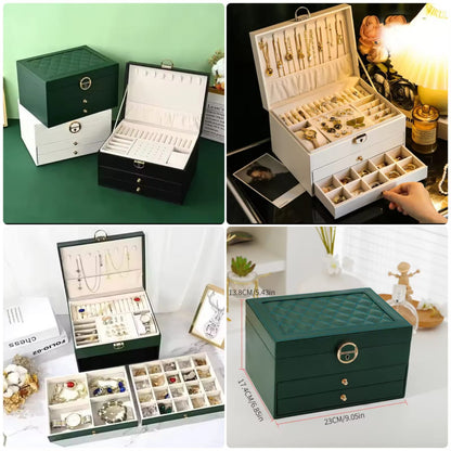 3 tier luxury jewellery box