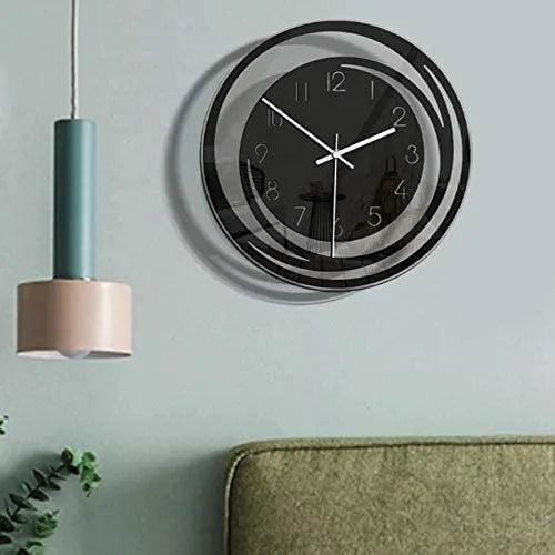 moon beautifull Wooden Wall Clock for Home, Living Room, Kitchen, Office (Battery Operated) gift wall clock decoration