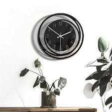moon beautifull Wooden Wall Clock for Home, Living Room, Kitchen, Office (Battery Operated) gift wall clock decoration
