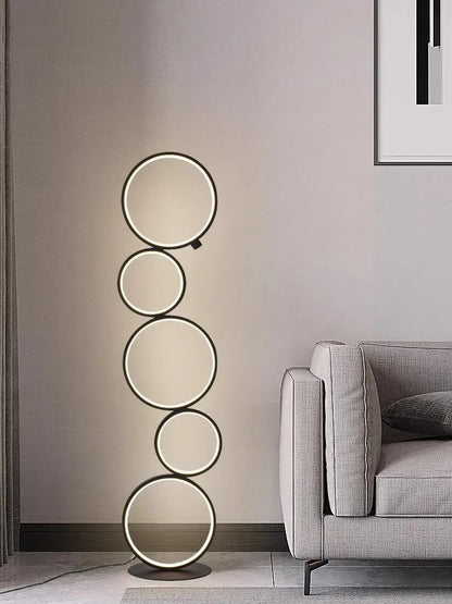 Nordic Modern LED Ring Shape floor lamp