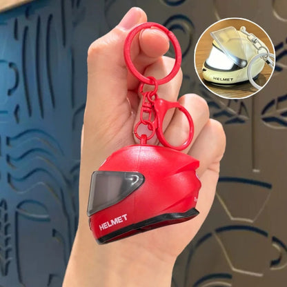 Helmet light keychain