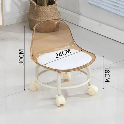 Acrylic moving stool for kids