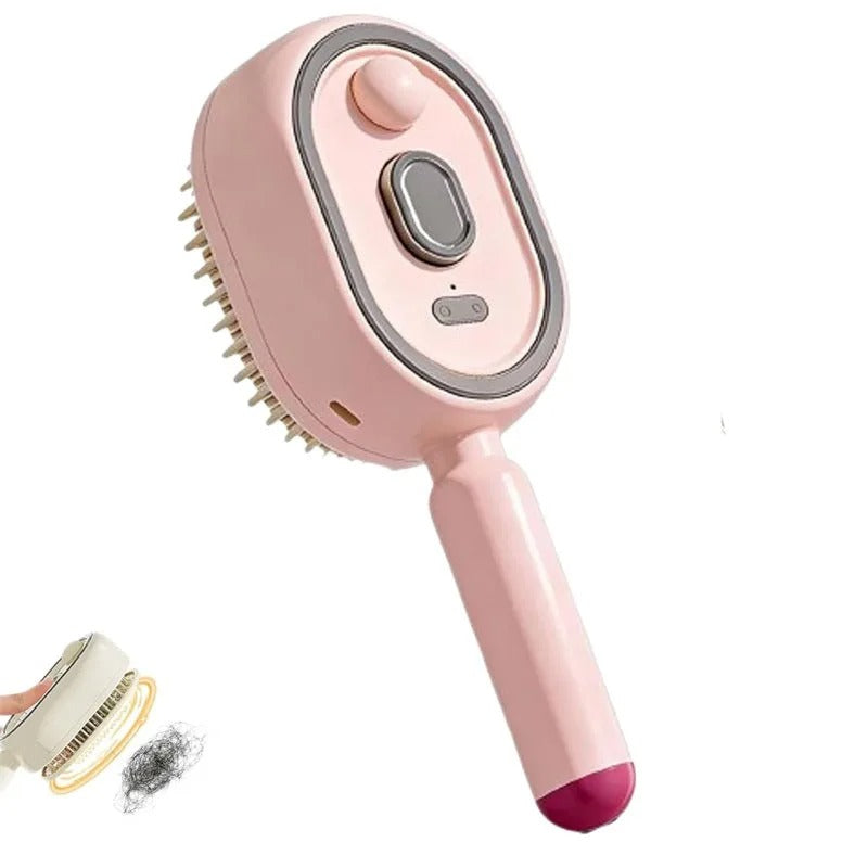 Multifunctional massage comb, electric spray air cushion scalp massager, self-cleaning essential oil hair care comb, gift for women