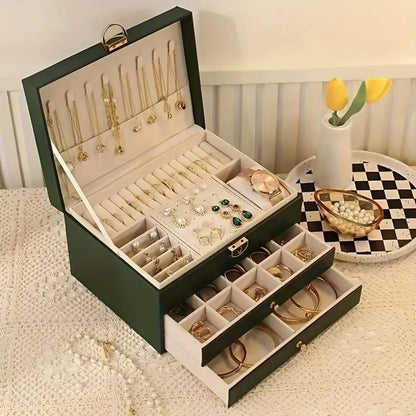 3 tier luxury jewellery box