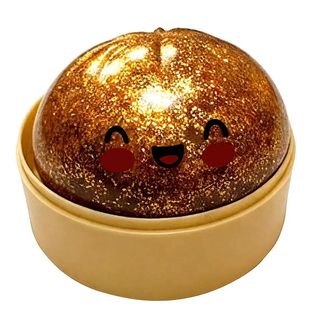 Cute Crystal Steam Bun Stress Ball, Slowly Rising, Squishy