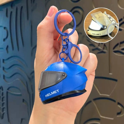Helmet light keychain