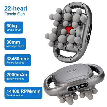 Heated neck and shoulder massager with 3 speed levels + free gift