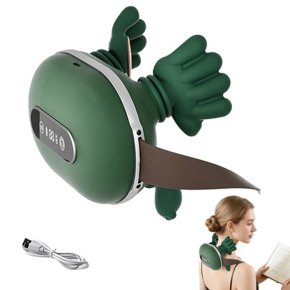 Heated neck and shoulder massager with 3 speed levels + free gift