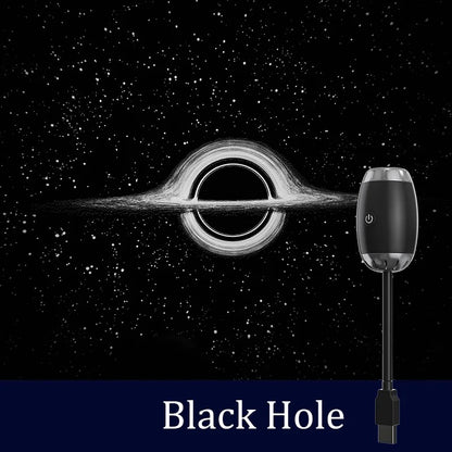 Galaxy Projector USB Night Light Car Mood Lighting LED Starry Sky Lamp for Room Bedroom