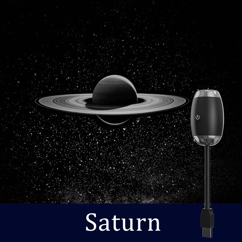Galaxy Projector USB Night Light Car Mood Lighting LED Starry Sky Lamp for Room Bedroom