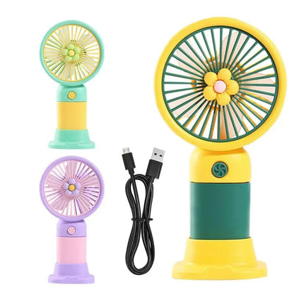USB Mini Wind Energy Handheld Handy and Ultra-Quiet Fan High Quality Portable Student Office Cute Small Cooling Fans