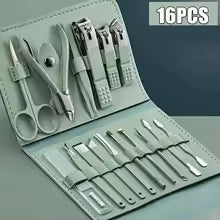 16-piece nail clipper and nail care set
