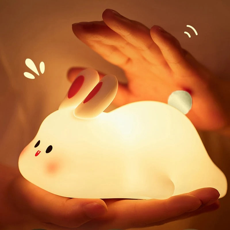Rechargeable Sensor Touch Night Light Cute panda Silicone Lamp LED