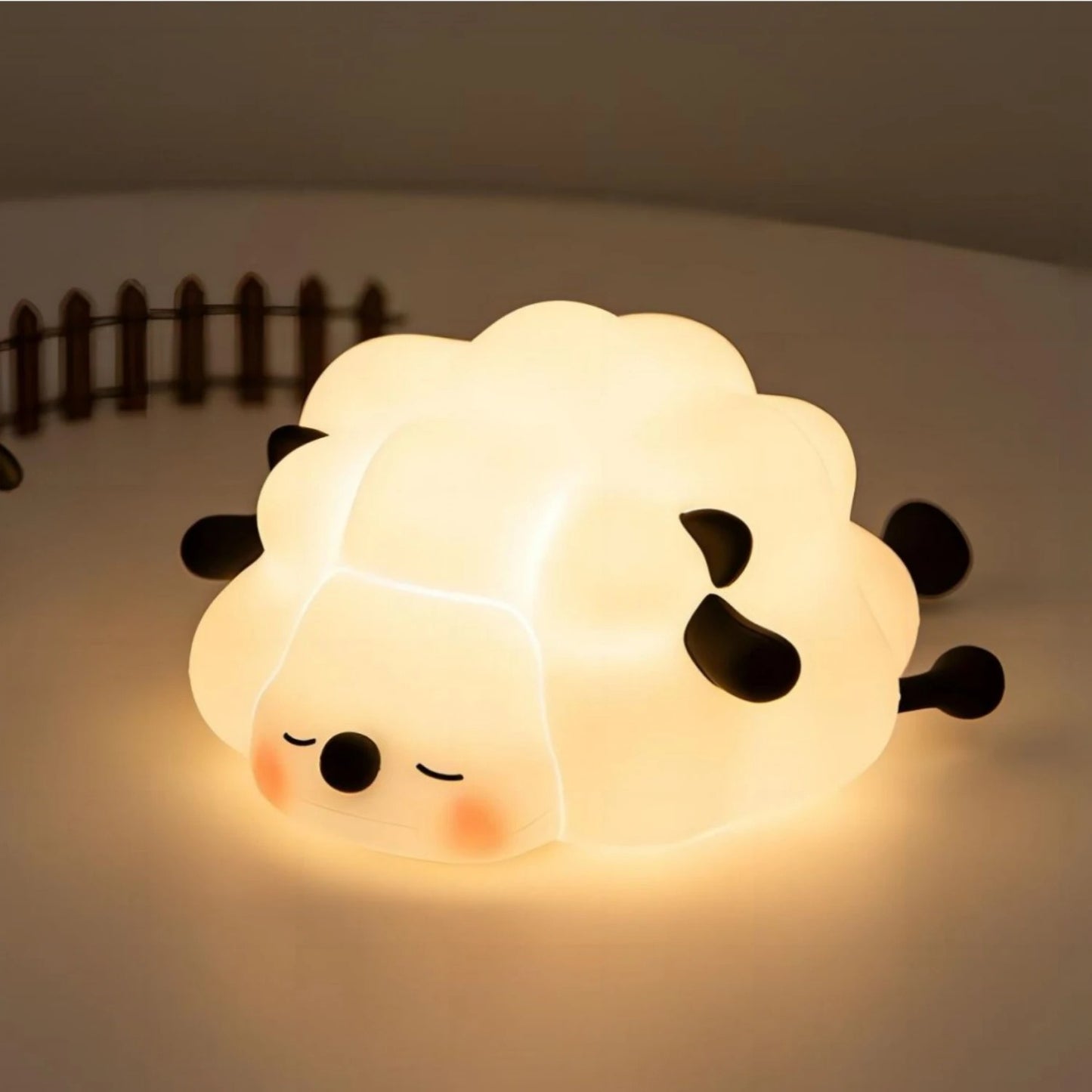 Luxury Sheep LED Night Lamp – Soft Glow Cute Bedside Light for Kids & Home Décor