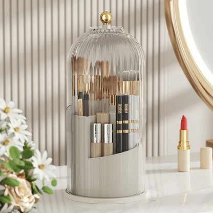 360 Rotating Makeup Brush Storage Box