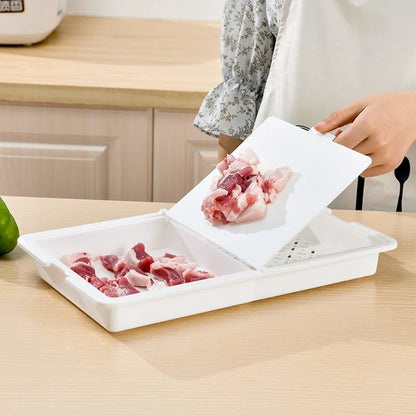 Plastic vegetable cutting board 3 in 1