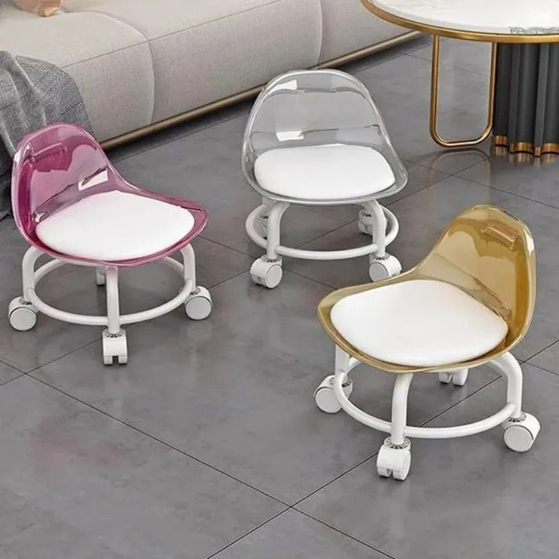 Acrylic moving stool for kids