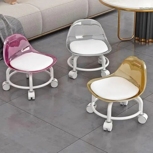 Acrylic moving stool for kids