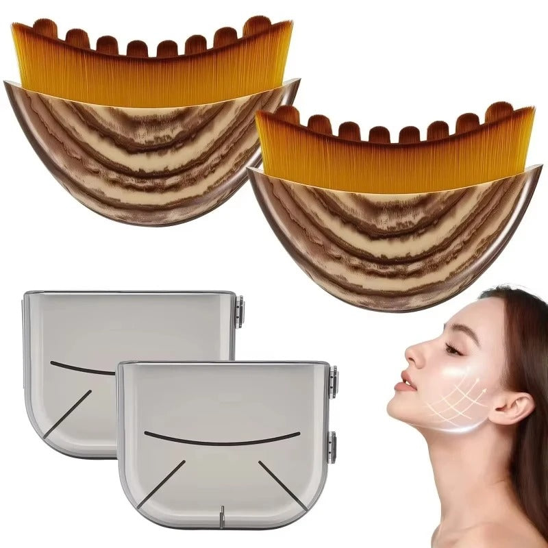 Face lifting and Lymphatic Contour Facial Brush