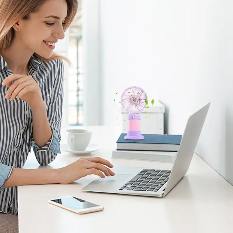 USB Mini Wind Energy Handheld Handy and Ultra-Quiet Fan High Quality Portable Student Office Cute Small Cooling Fans