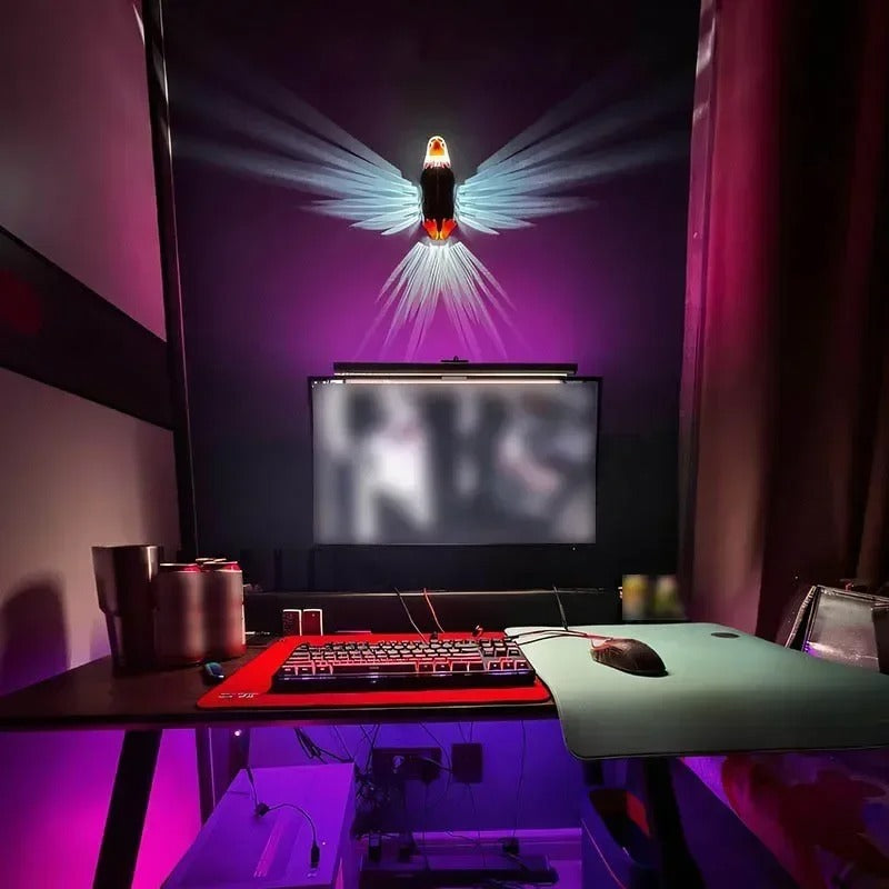 Eagle Wall Lamp Halloween Projector Modern lamp rechargeable