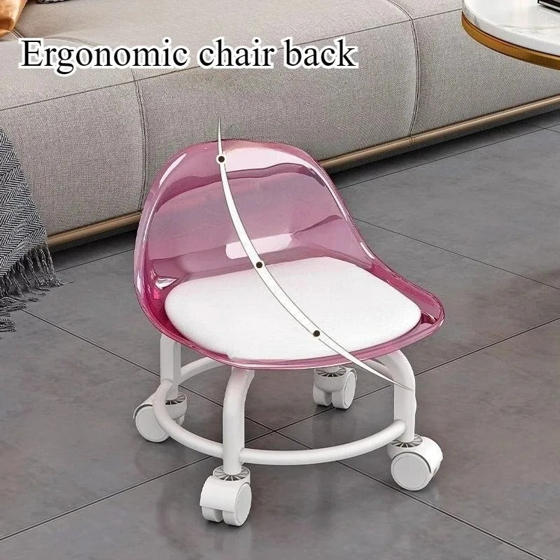 Acrylic moving stool for kids
