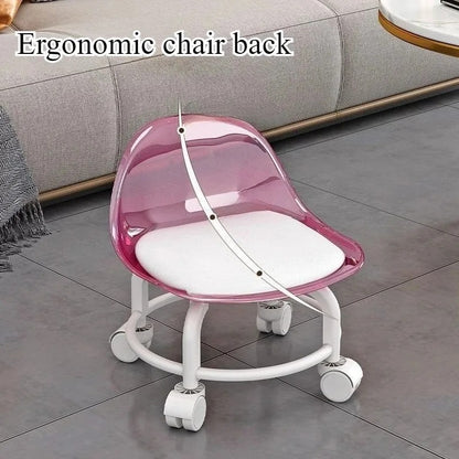 Acrylic moving stool for kids