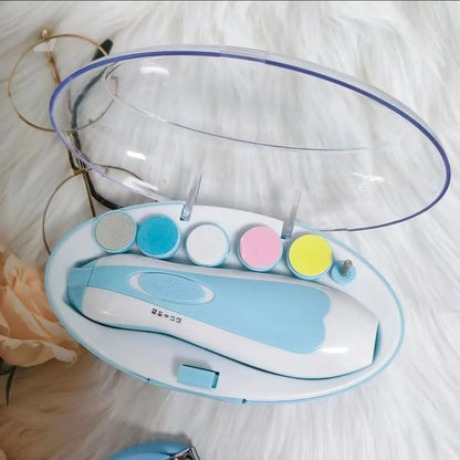 Electric anti-pinching nail grinder for newborns, baby nail cutter
