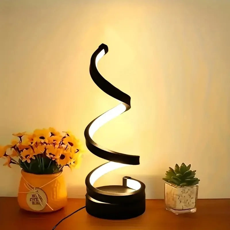 Led Spiral Table Lamp
