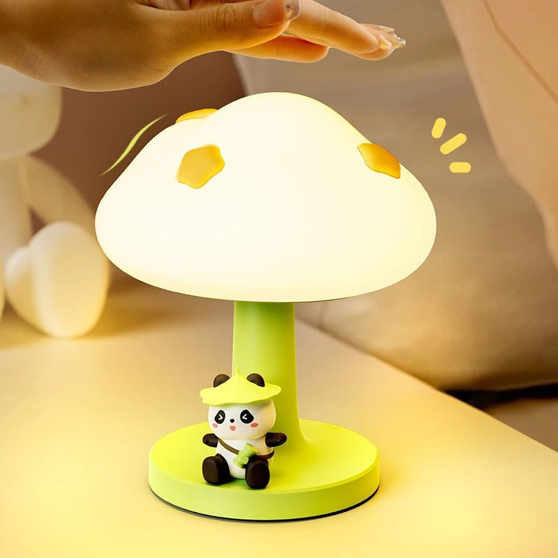 Night Light Rechargeable Panda Cloud USB Touch Sensor Anime Room Decor