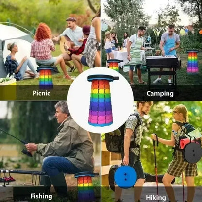 Portable folding telescopic chair