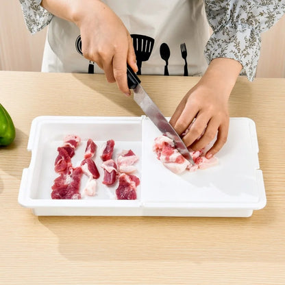 Plastic vegetable cutting board 3 in 1