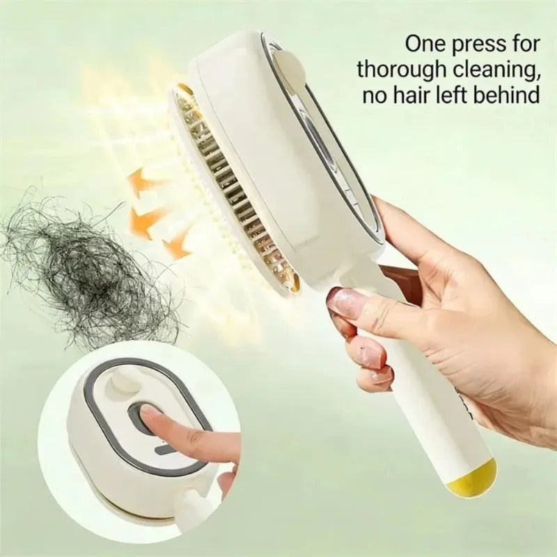 Multifunctional massage comb, electric spray air cushion scalp massager, self-cleaning essential oil hair care comb, gift for women