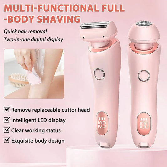 Electric shaver for women painless 2 in 1