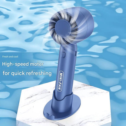 Turbo portable small fan USB charging mini portable lightweight outdoor desktop stand with long battery life