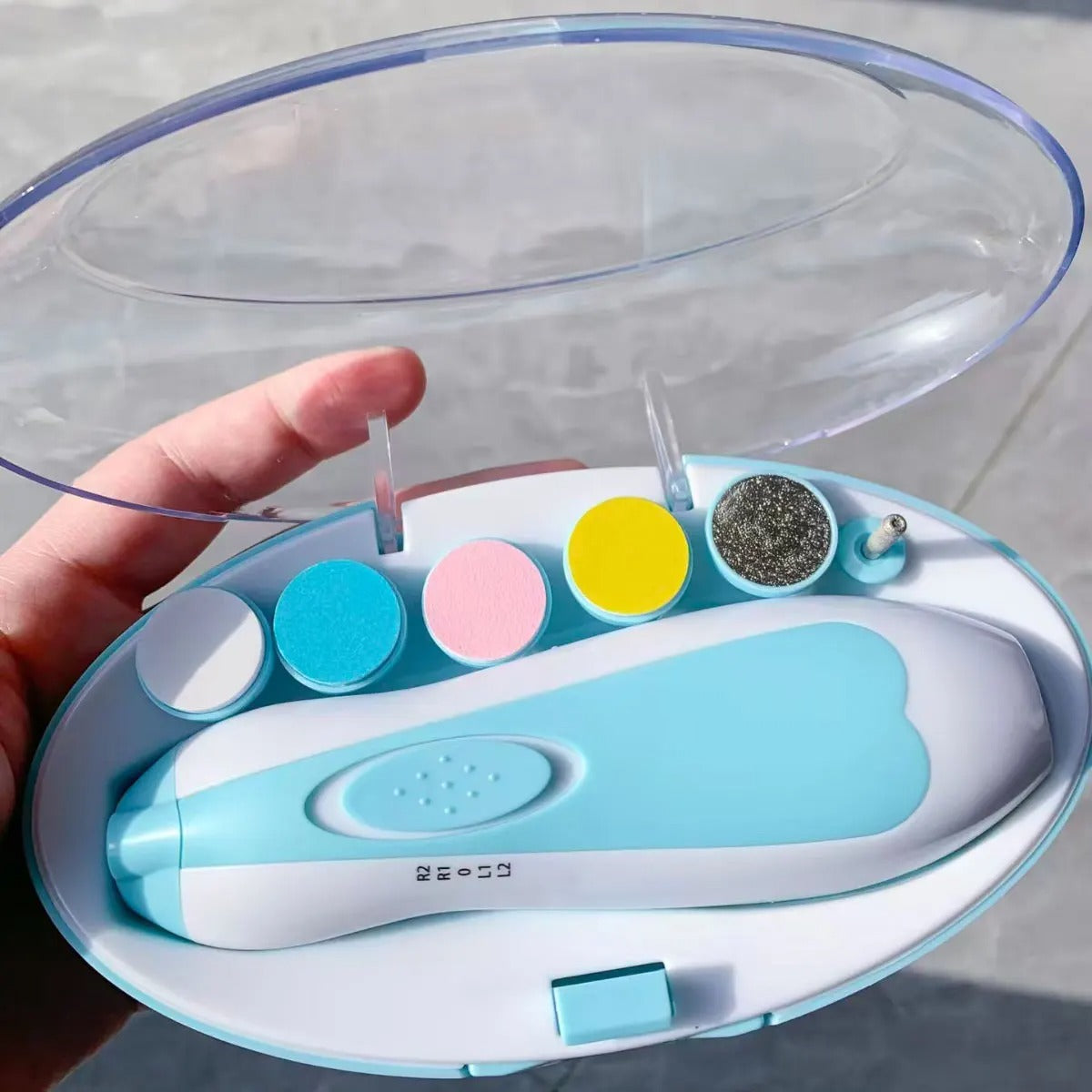 Electric anti-pinching nail grinder for newborns, baby nail cutter