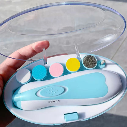 Electric anti-pinching nail grinder for newborns, baby nail cutter