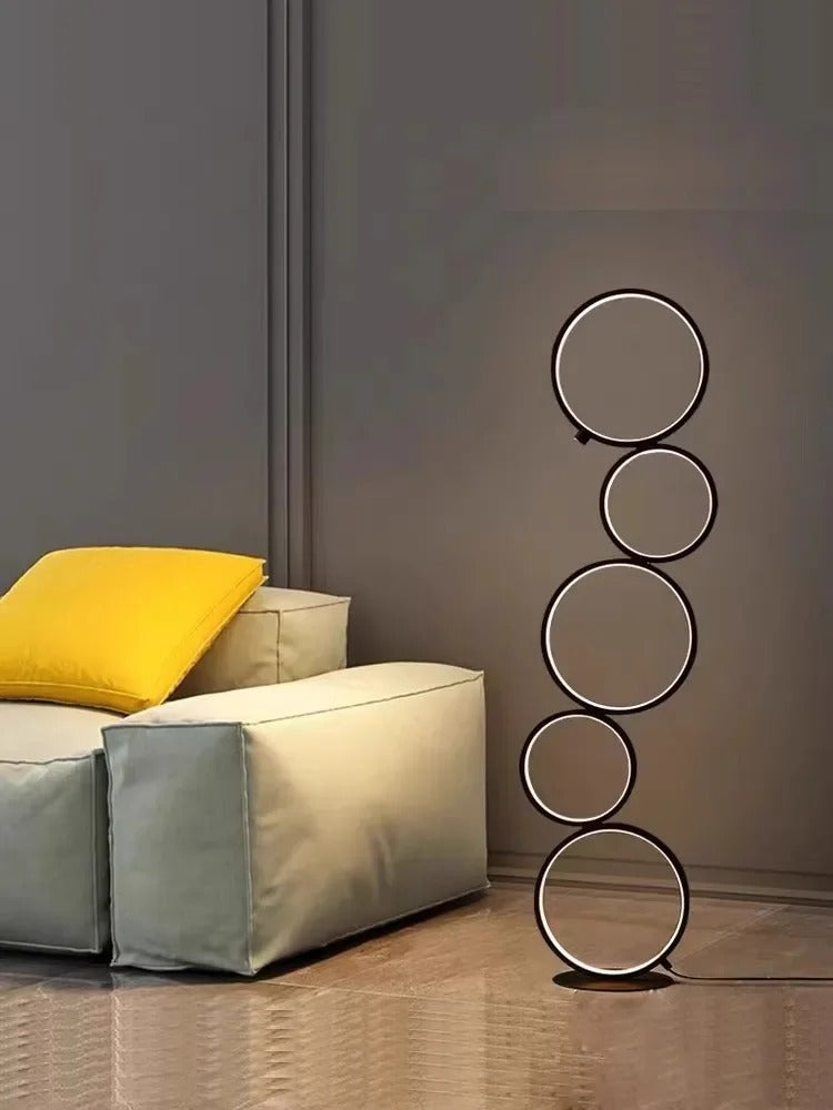 Nordic Modern LED Ring Shape floor lamp